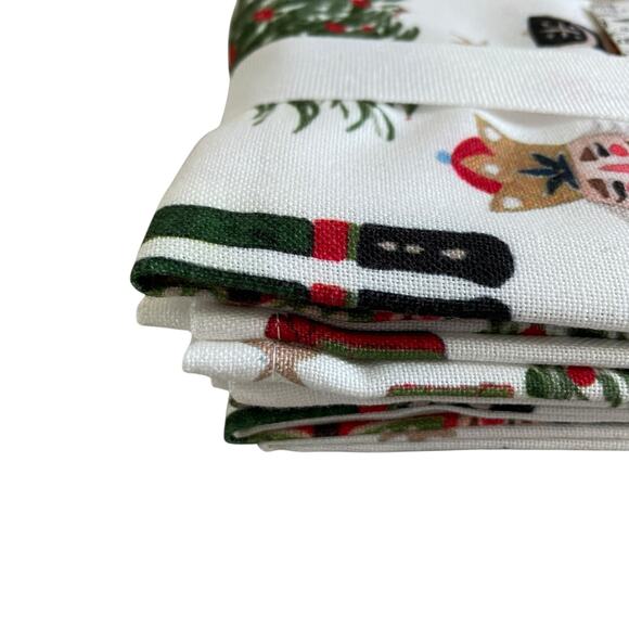 Nicole Miller Christmas Nutcracker Dinner Napkins 18x18 Set of 6 New - Picture 6 of 10